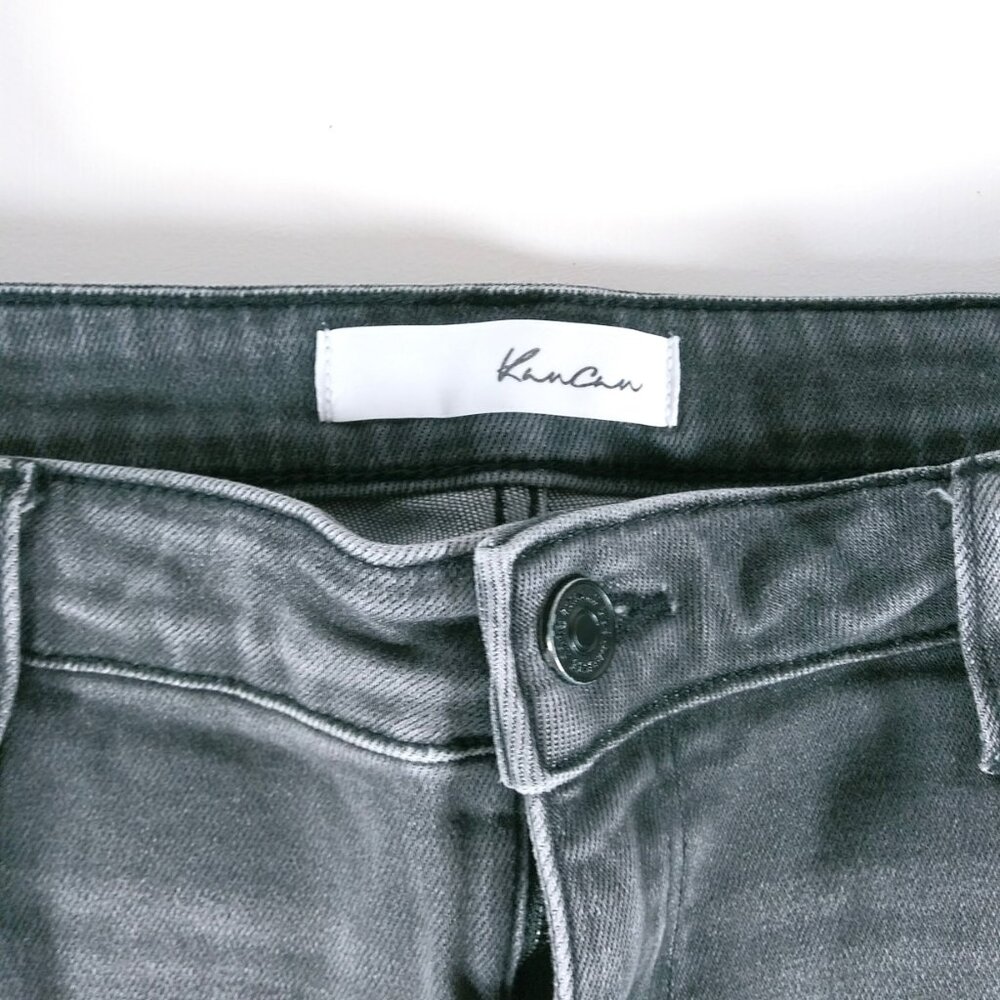 KanCan Black Wash Skinny Denim Jeans  Distressed 15/31 - Picture 8 of 12